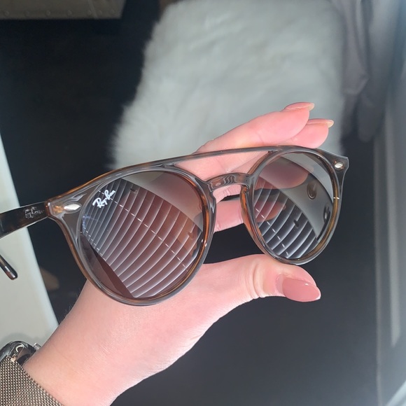 Ray Ban Round Brow Bar Sunglasses - Picture 6 of 11